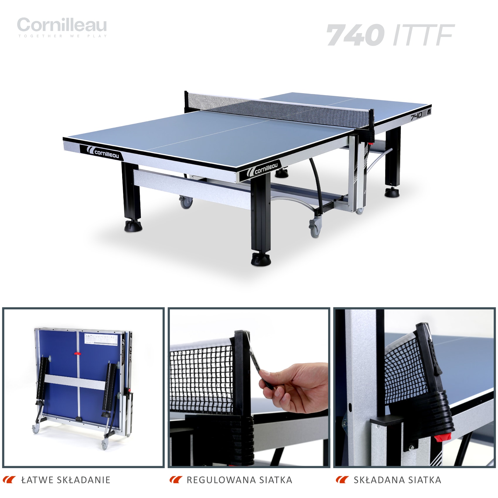 Ігрове поле Cornilleau 740 ITTF SKILTOP