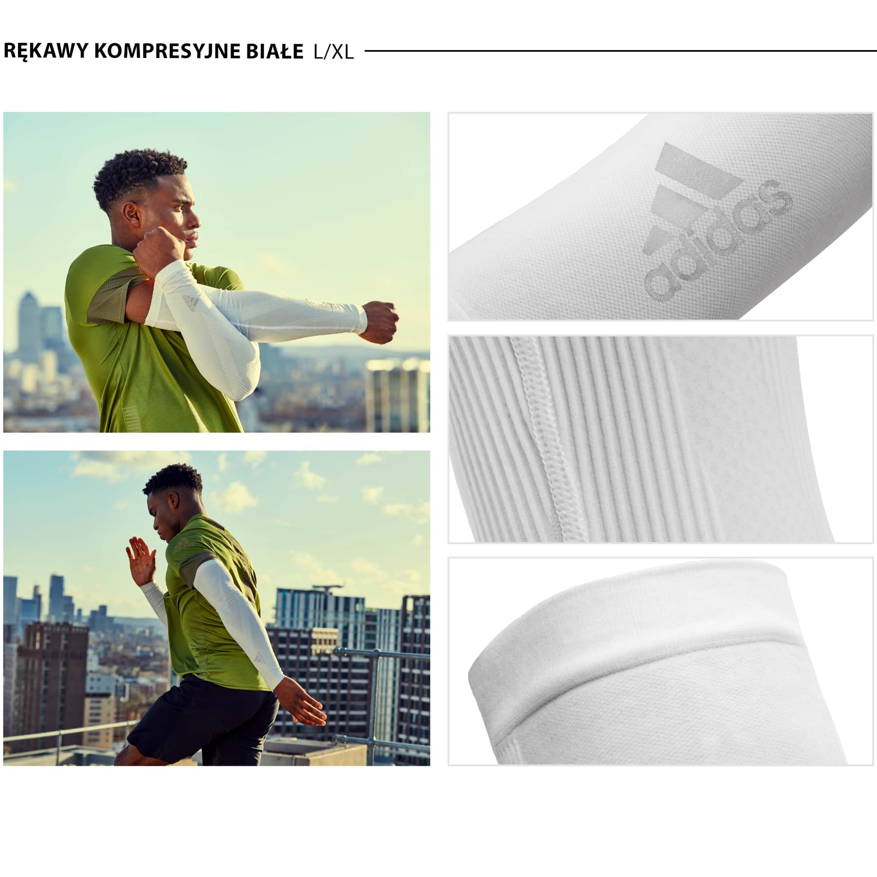 Дихаючі компресійні рукави Adidas