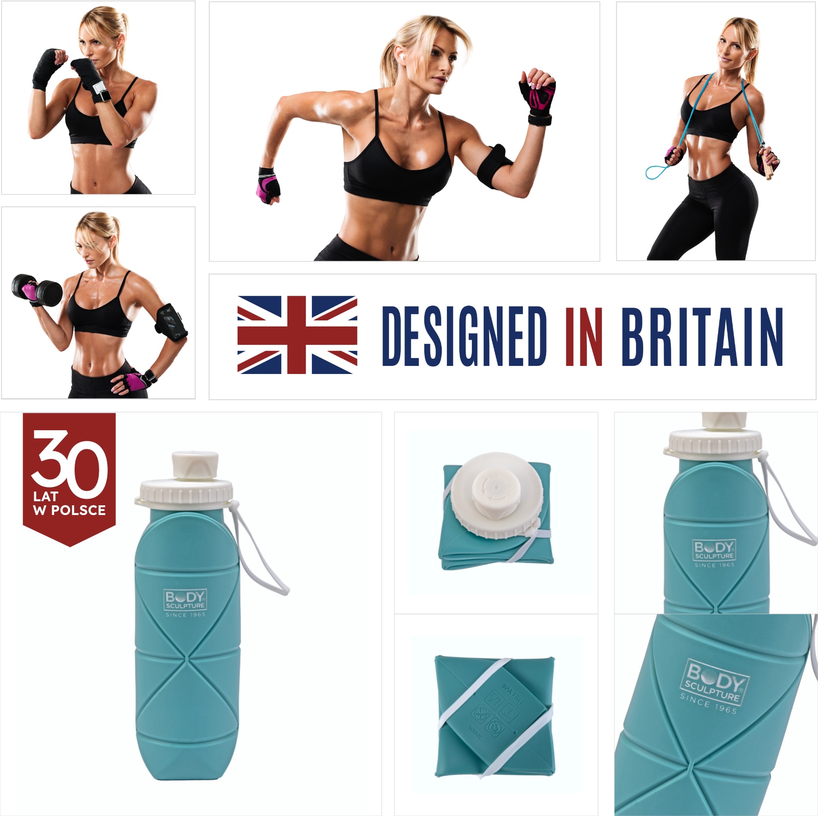 Силіконова складна пляшка без BPA