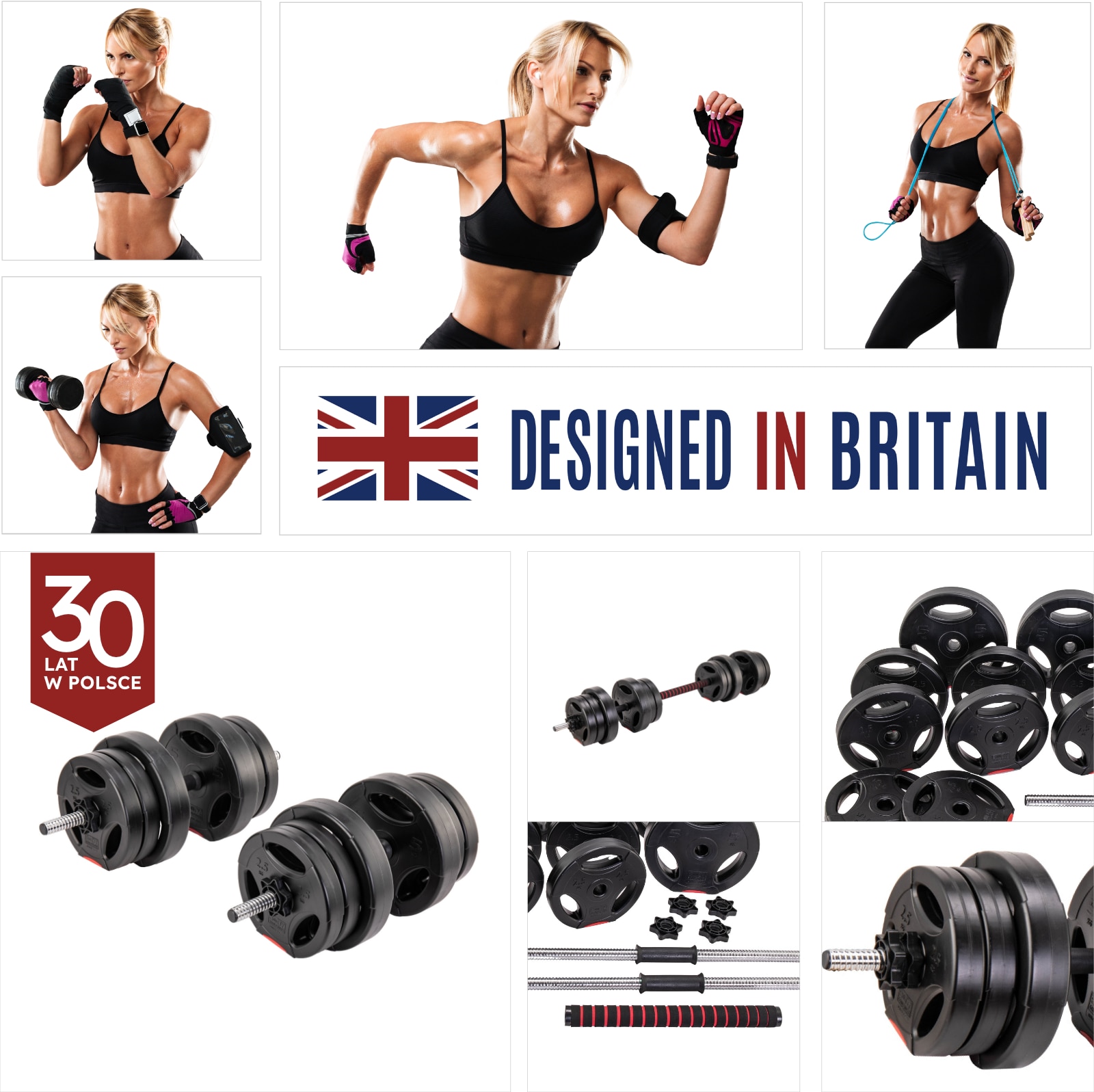 Гантелі та штанга BW7540