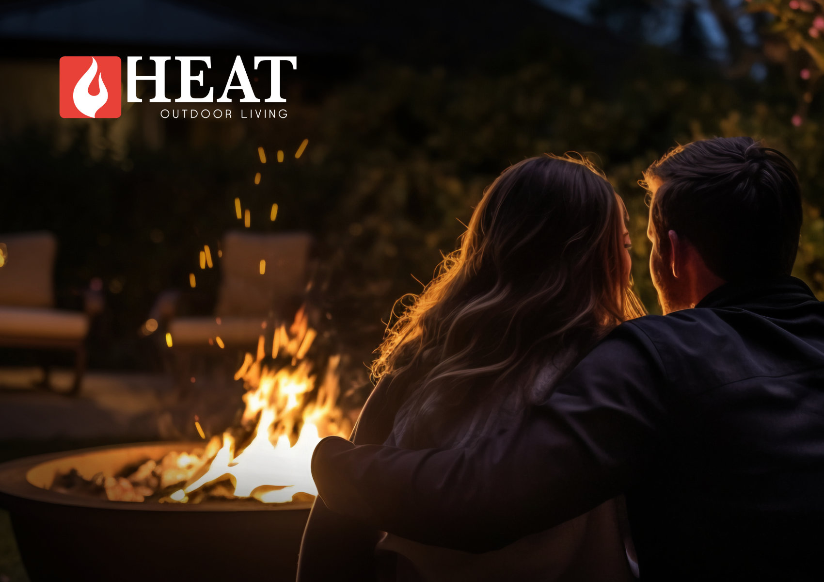 Садова чаша для багаття кругла на трьох ніжках HEAT Outdoor Living Boble 60 см