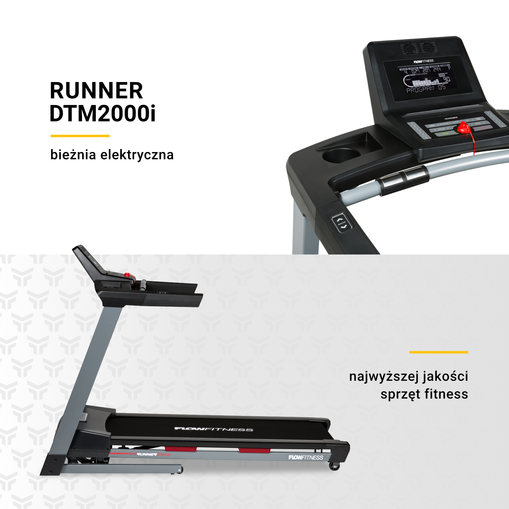 Бігове полотно Flow Fitness Runner DTM2000i