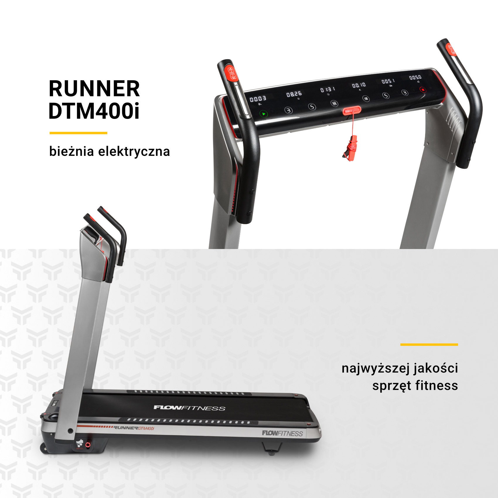 Двигун бігової доріжки Flow Fitness Runner DTM400i