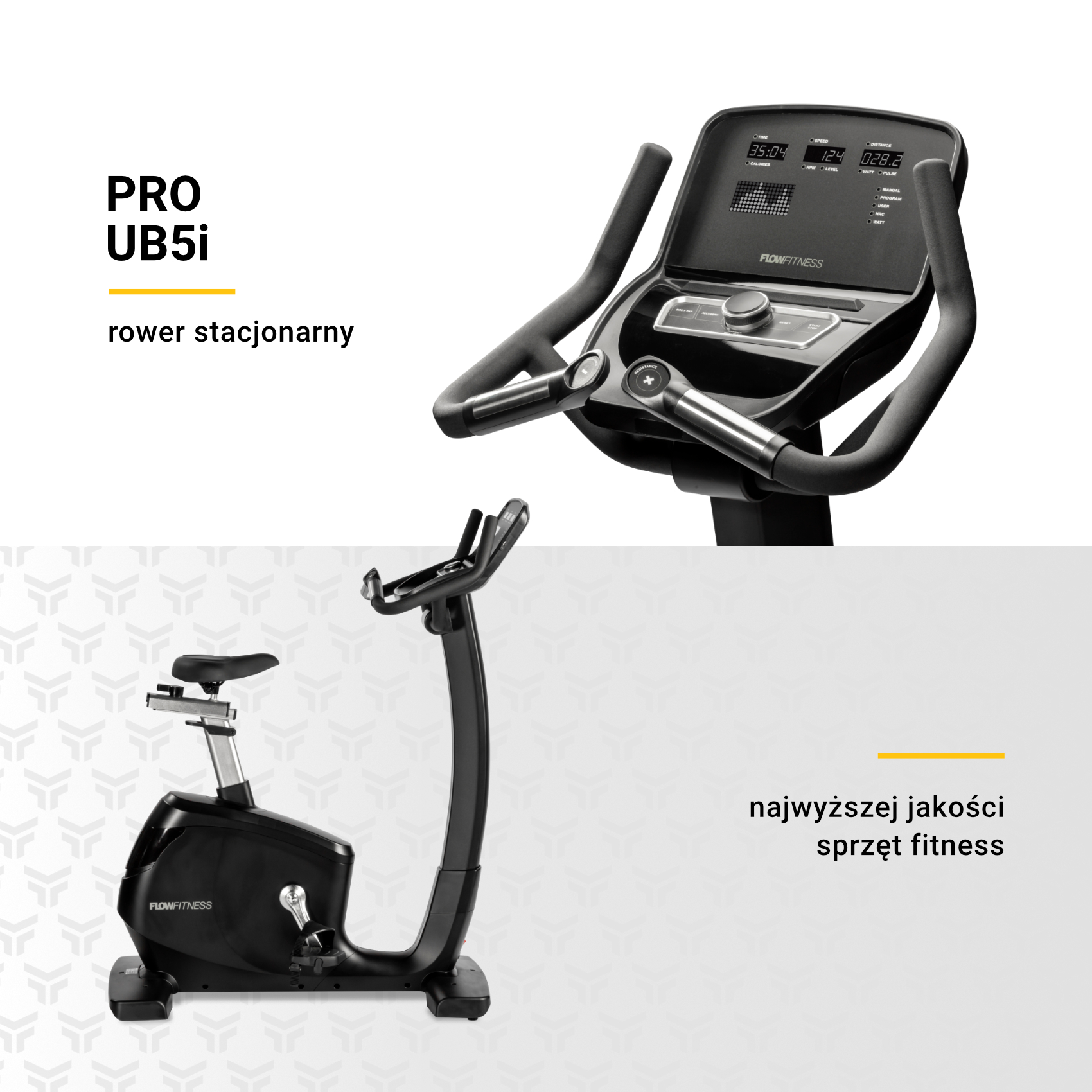 Регулювання сидіння та керма Flow Fitness Pro UB5i