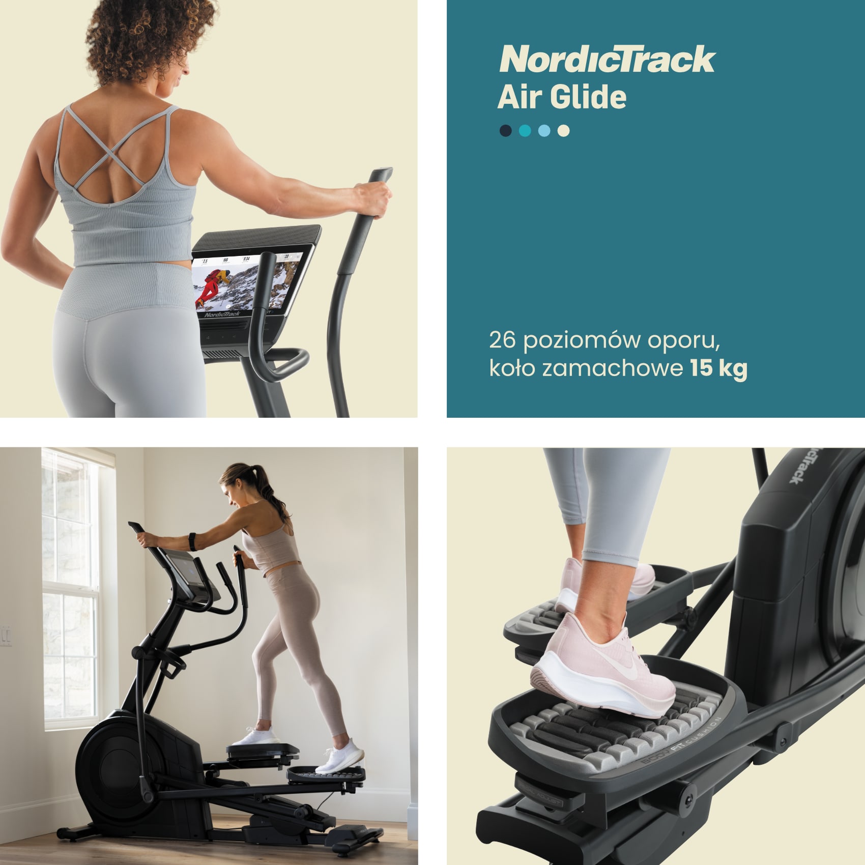 Регулювання нахилу NordicTrack AirGlide 14i