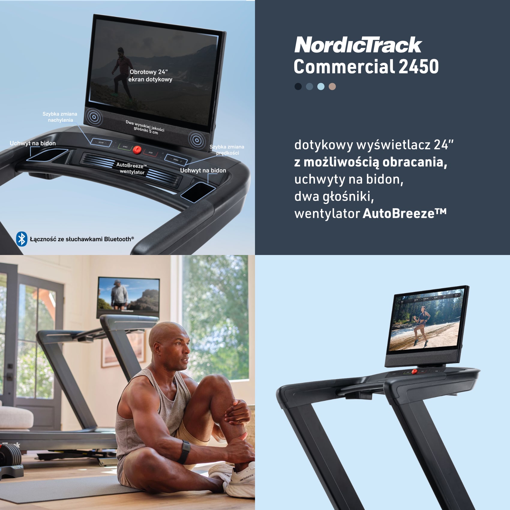 Біг на NordicTrack Commercial 2450