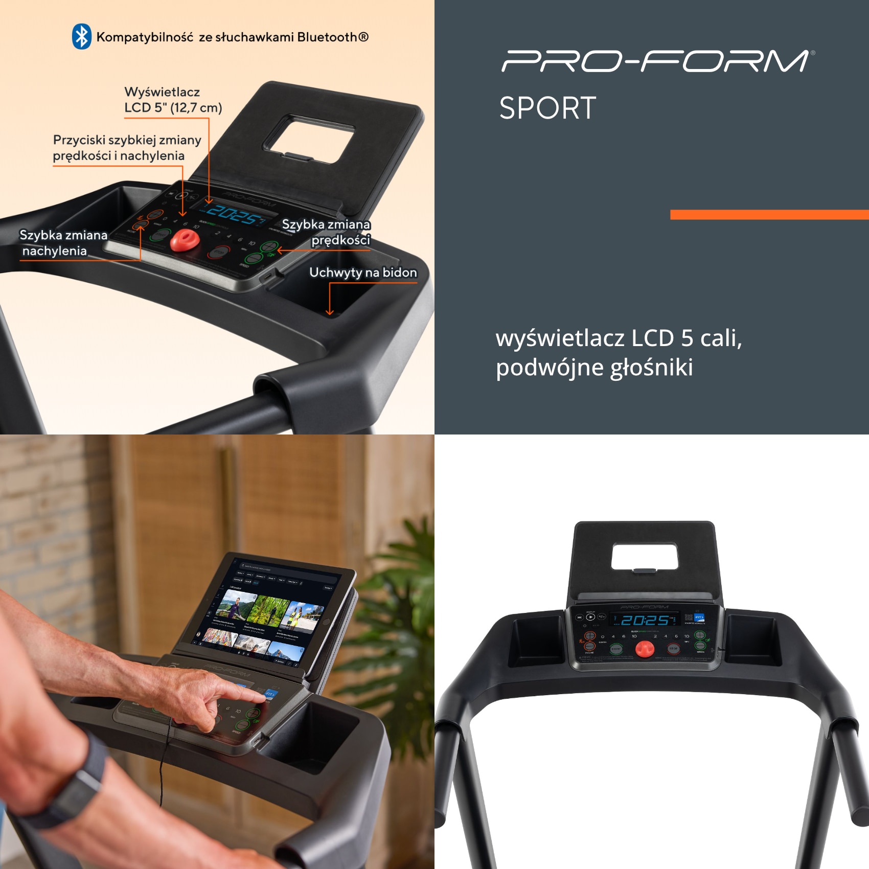 Дисплей та панель керування ProForm Sport