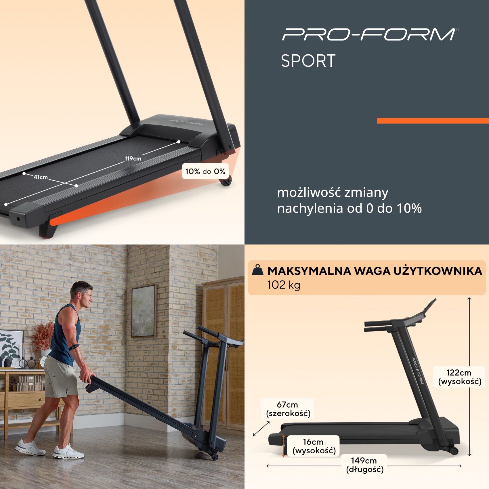 Тренування на біговій доріжці ProForm Sport