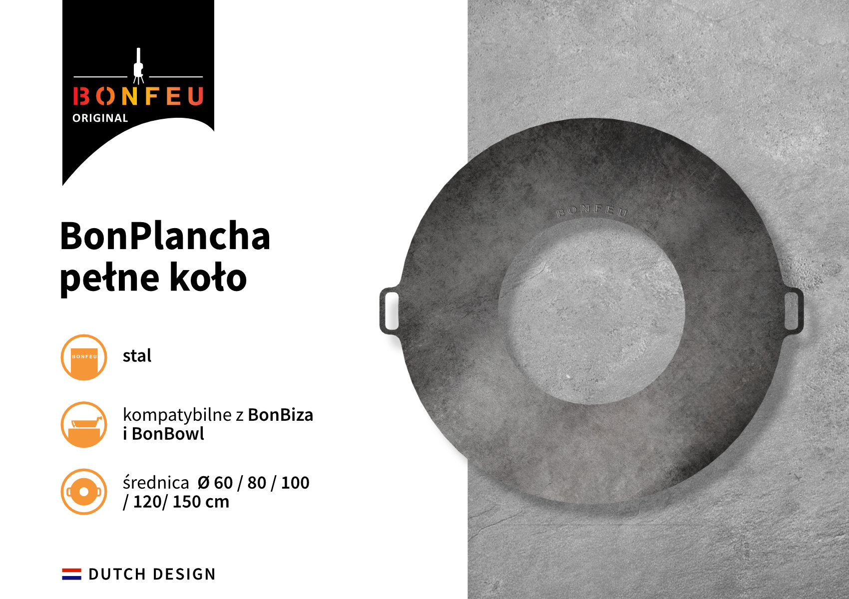 Сталеве покриття планчі BonFeu BonPlancha