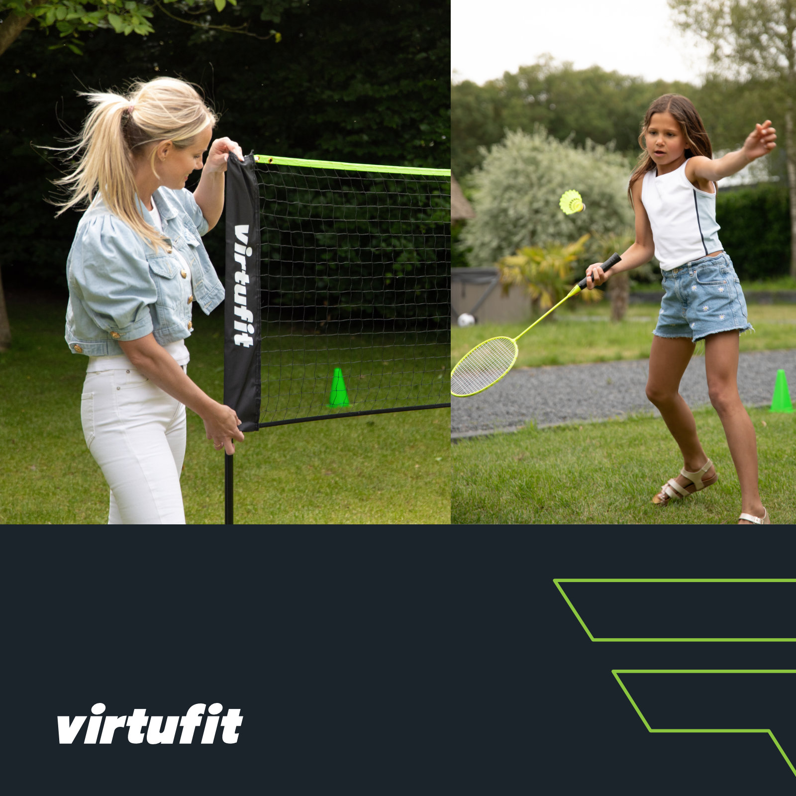 Набір VirtuFit для бадмінтону та тенісу комплектація