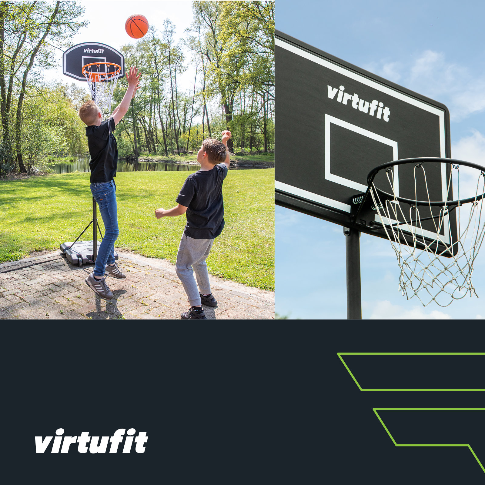 Регулювання висоти баскетбольної стійки VirtuFit