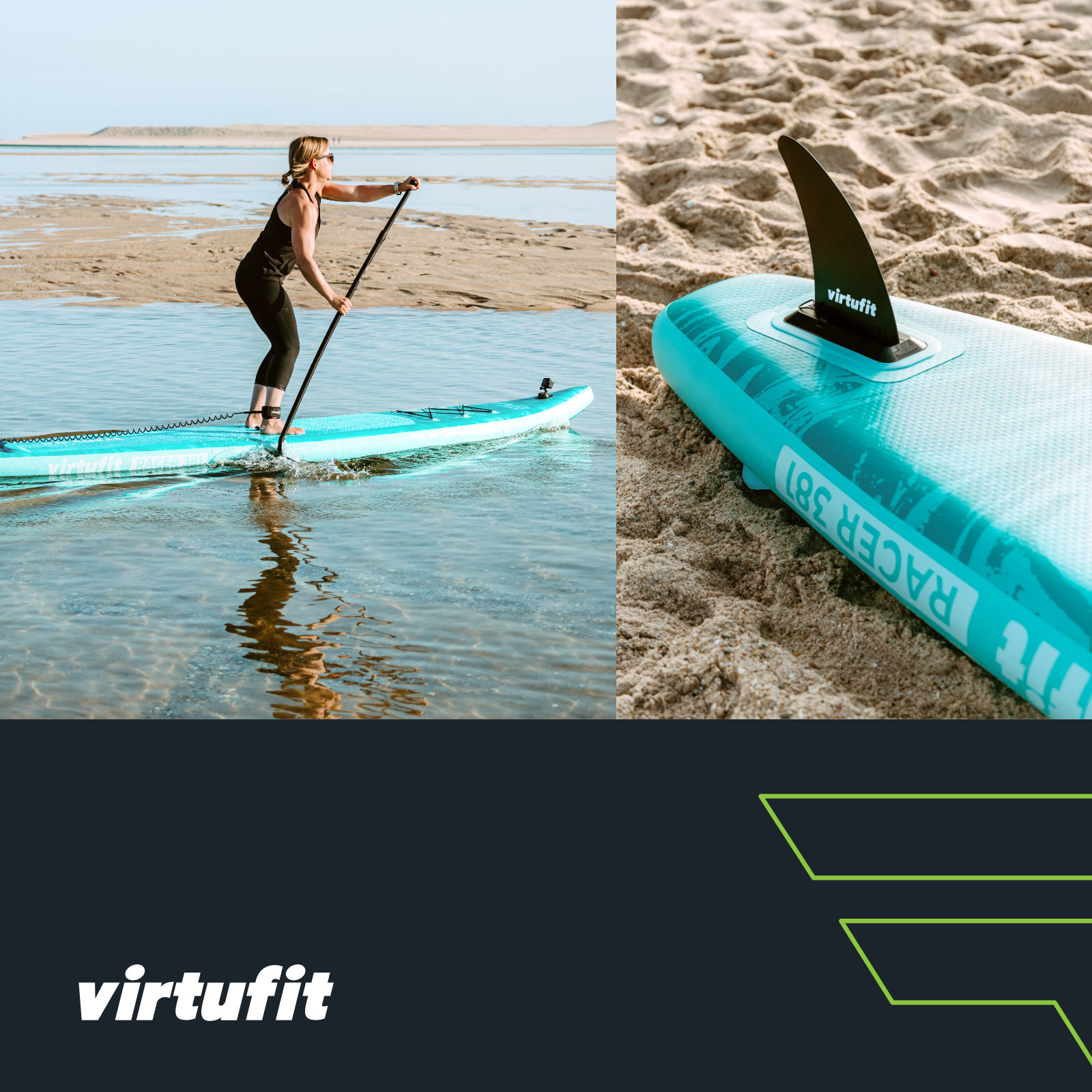 Надувна SUP-дошка VirtuFit Ocean 275 деталі конструкції