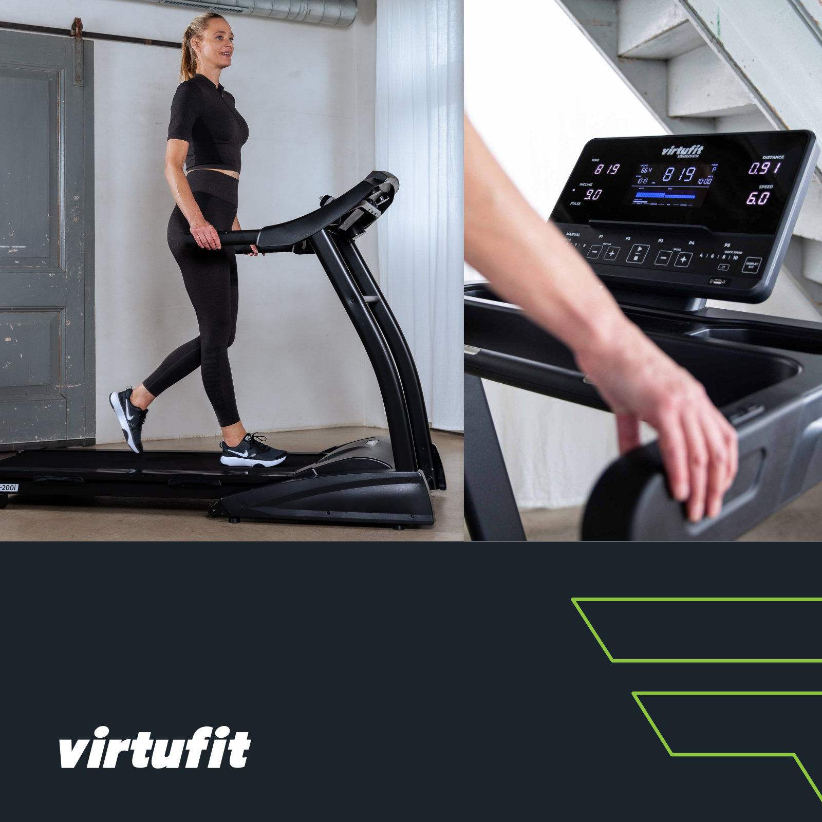 Програми тренувань бігової доріжки VirtuFit Trendline