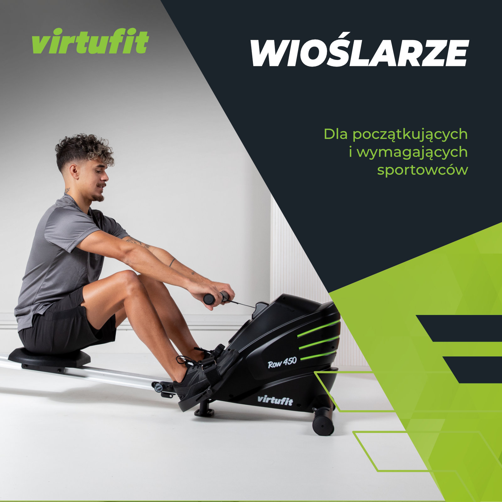 Гребний тренажер VirtuFit Row 1.0