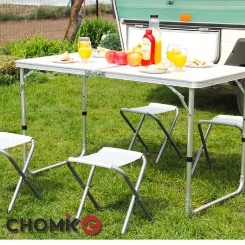 Компактність і мобільність столу Chomik Garden Line RANGER