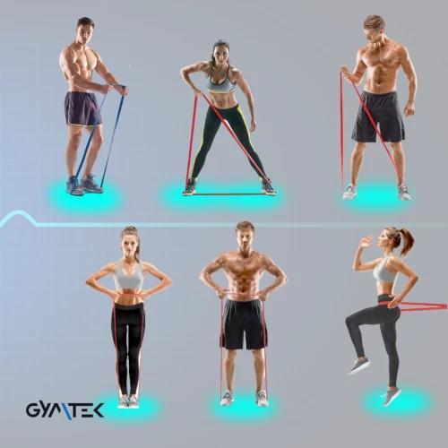 Вправи з резинками Gymtek Вправи з резинками Gymtek