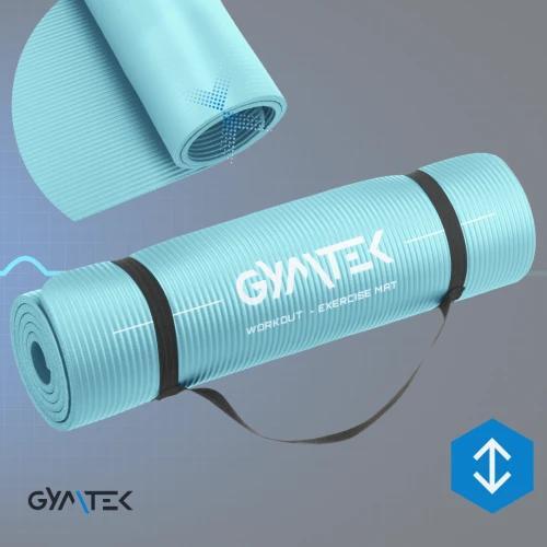 Килимок для фітнесу та йоги Gymtek - легкий та компактний