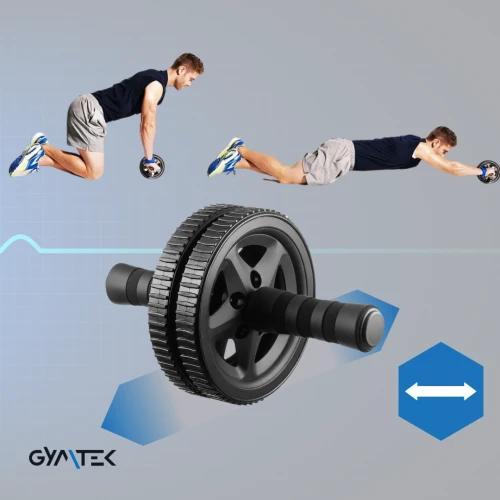 Колесо для пресу Gymtek дає навантаження на різні групи м'язів