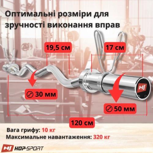 Оптимальні розміри набору Hop-Sport PRO 140кг Оптимальні розміри набору Hop-Sport PRO 140кг