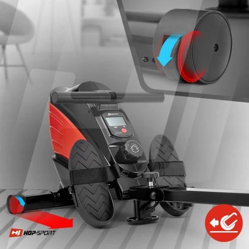 Зручне транспортування гребного тренажера Hop-Sport HS-060R Cross
