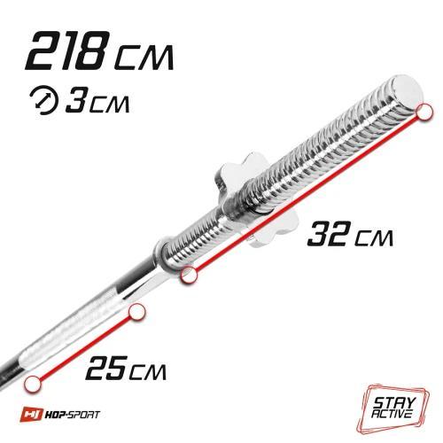 Гриф прямий набору STRONG 119кг Гриф прямий набору STRONG 119кг