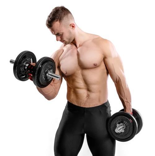 Тренування з гантелями Hop-Sport