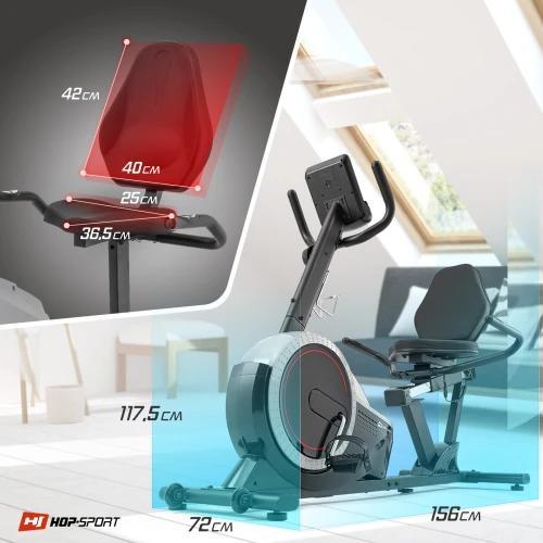 Основні характеристики: Горизонтальний велотренажер Hop-Sport HS-060L Pulse