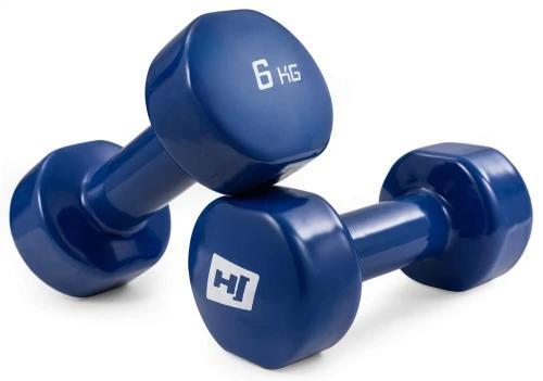 Набір круглих вінілових гантелей HS-V060DC 2х6кг