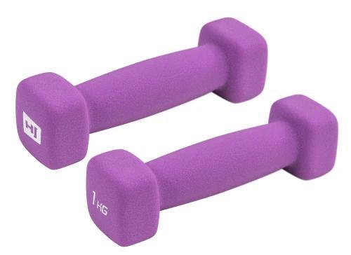 Набір гантелей неопренових квадратних Hop-Sport HS-V010DS 2х1кг