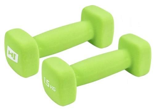Набір гантелей неопренових квадратних HS-V015DS 2х1,5кг
