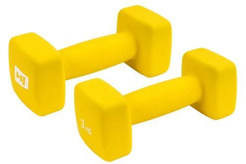 Набір гантелей неопренових квадратних HS-V030DS 2х3кг