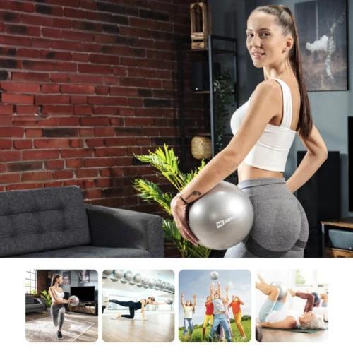 Фітбол Hop-Sport 25см сріблястий Фітбол Hop-Sport 25см сріблястий