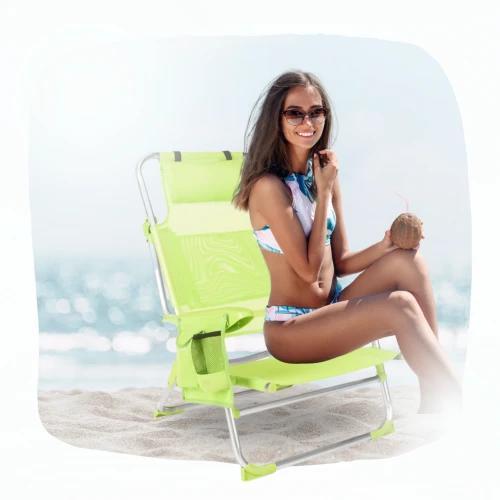 Матеріал та якість - Пляжне крісло-лежак Outtec