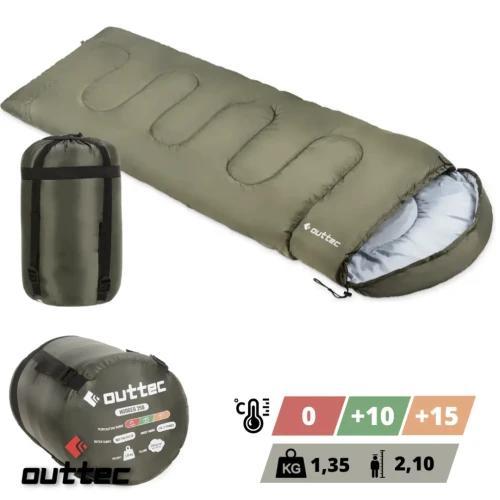 Основні характеристики спального мішка Outtec