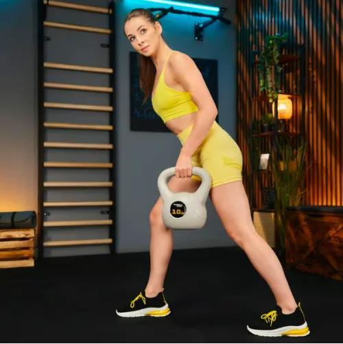 Гиря вінілова 10кг Trex Sport TX-010CKB - універсальне рішення для потужних тренувань