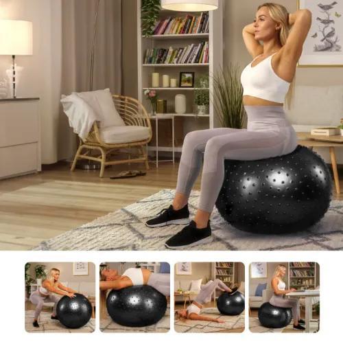 Фітбол масажний Hop-Sport для різних вправ