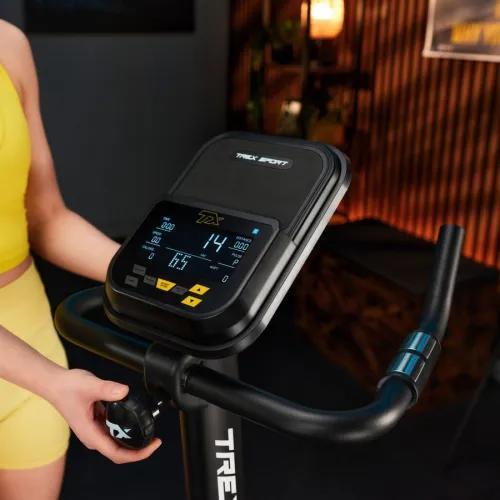 Ергономічне кермо велотренажера Trex Sport TX-750EB SABER з регуляцією та датчиками пульсу