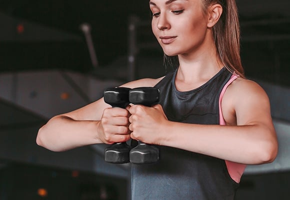 Ергономічний хват гантелі Zipro