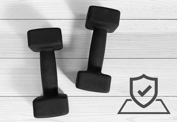 Неопренове покриття гантелі Zipro