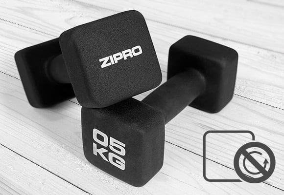 Компактна неопренова гантель Zipro