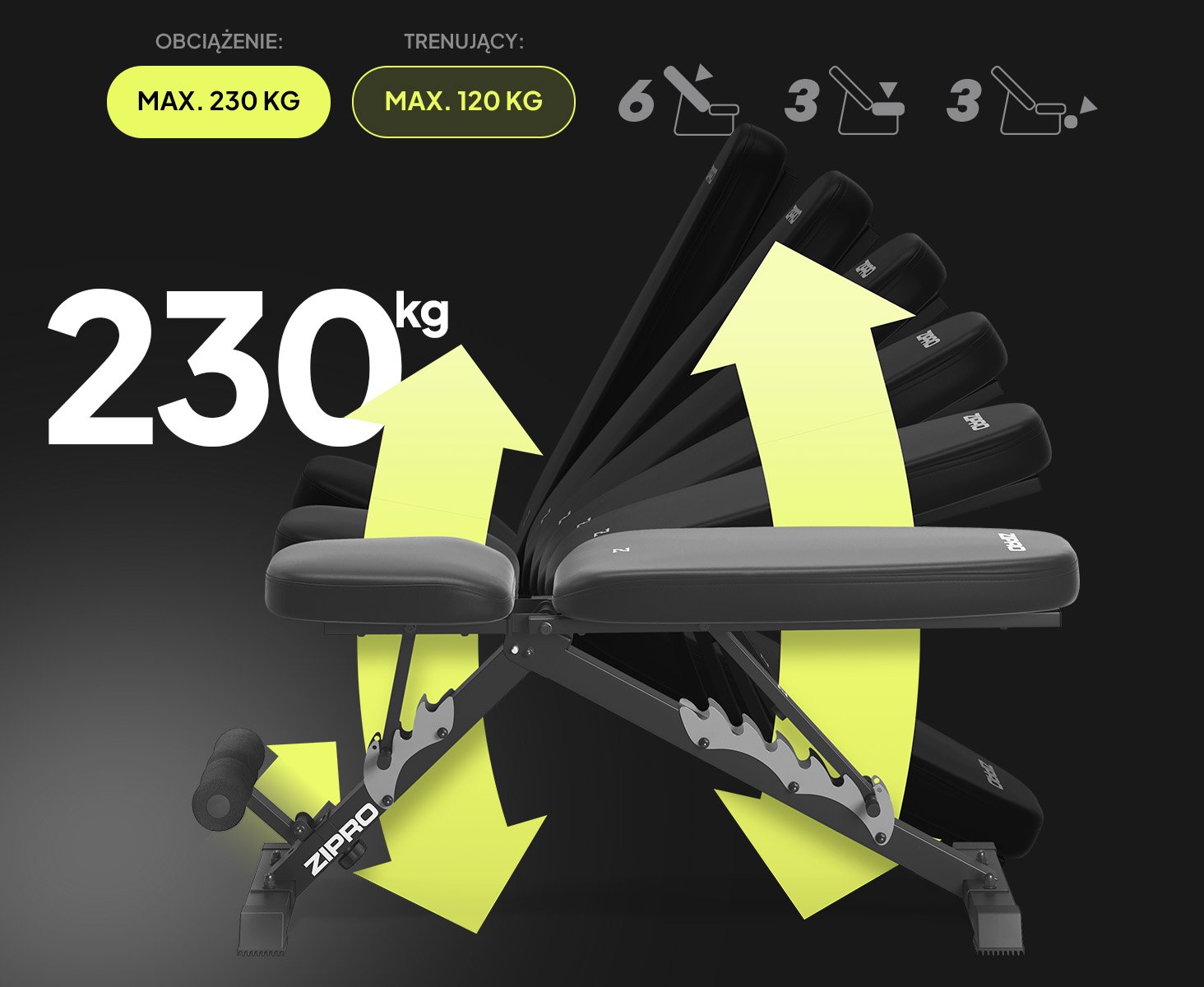 Регулювання лавки Zipro Jacked