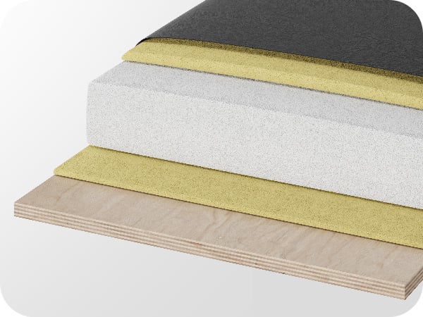 Комфортне сидіння лавки Zipro Core