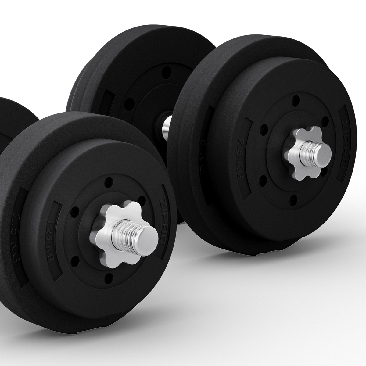 Гвинтові замки грифа Zipro Dumbbell 40 см