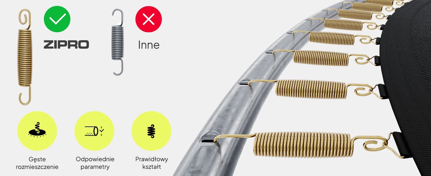 Інтегрований захист пружин Zipro JumpPro OUT Kids