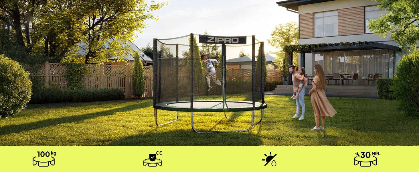Сертифікований батут Zipro JumpPro OUT