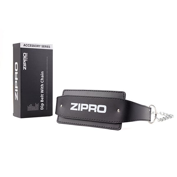 Шкіряний пас для тренувань Zipro з ланцюгом