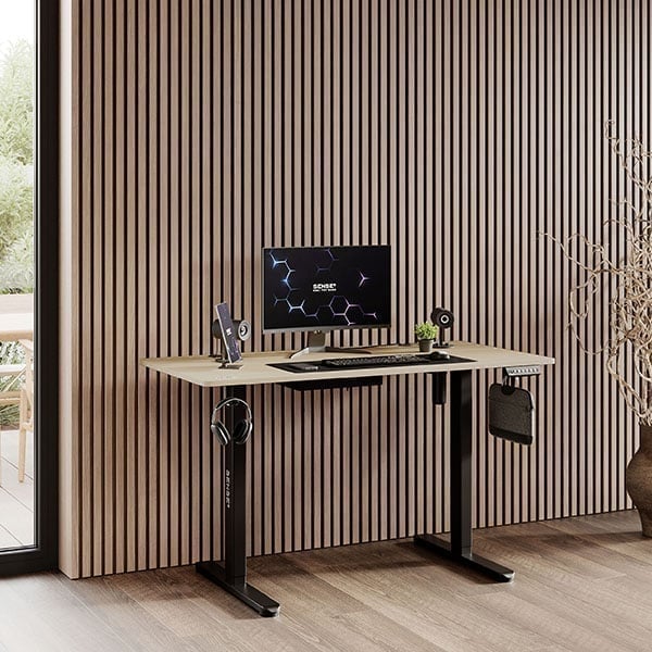 Стіл з регулюванням висоти електричний Sense7 Nojo сосна