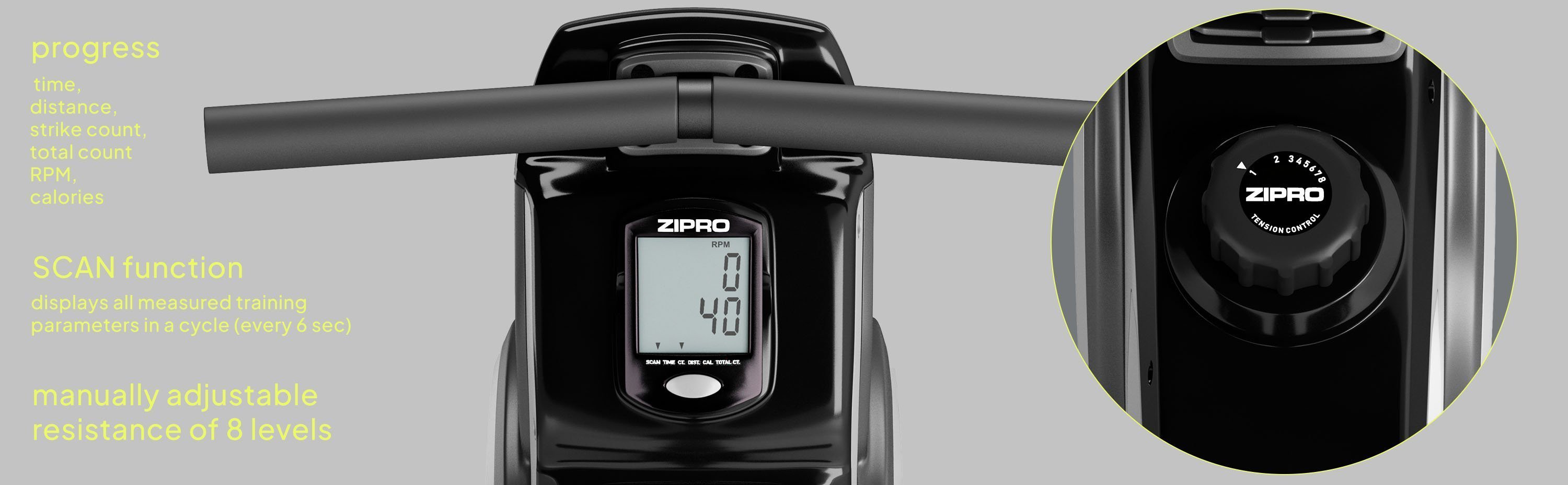 Комп’ютер гребного тренажера Zipro Move