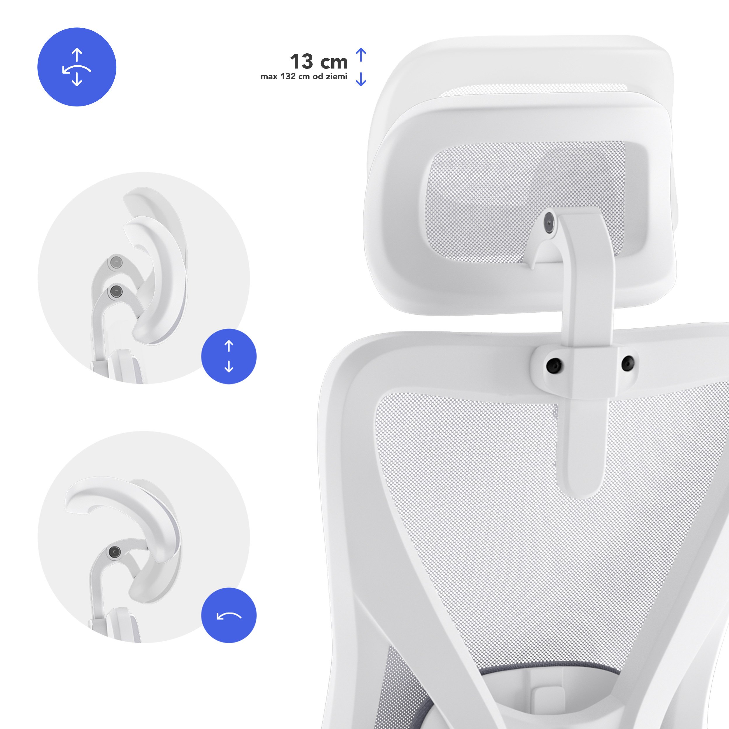 Підголівник і нахил спинки SENSE7 Tone