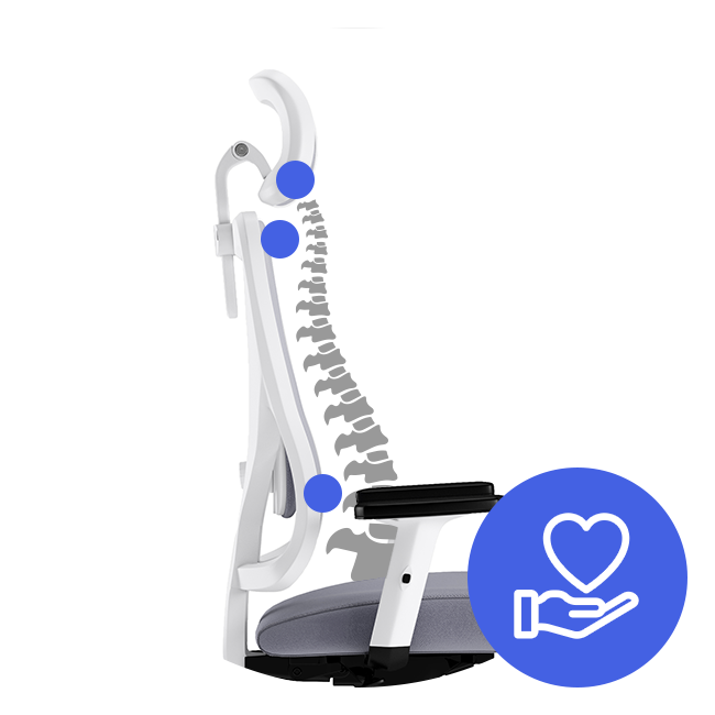 Ергономічна підтримка спини SENSE7 Tone